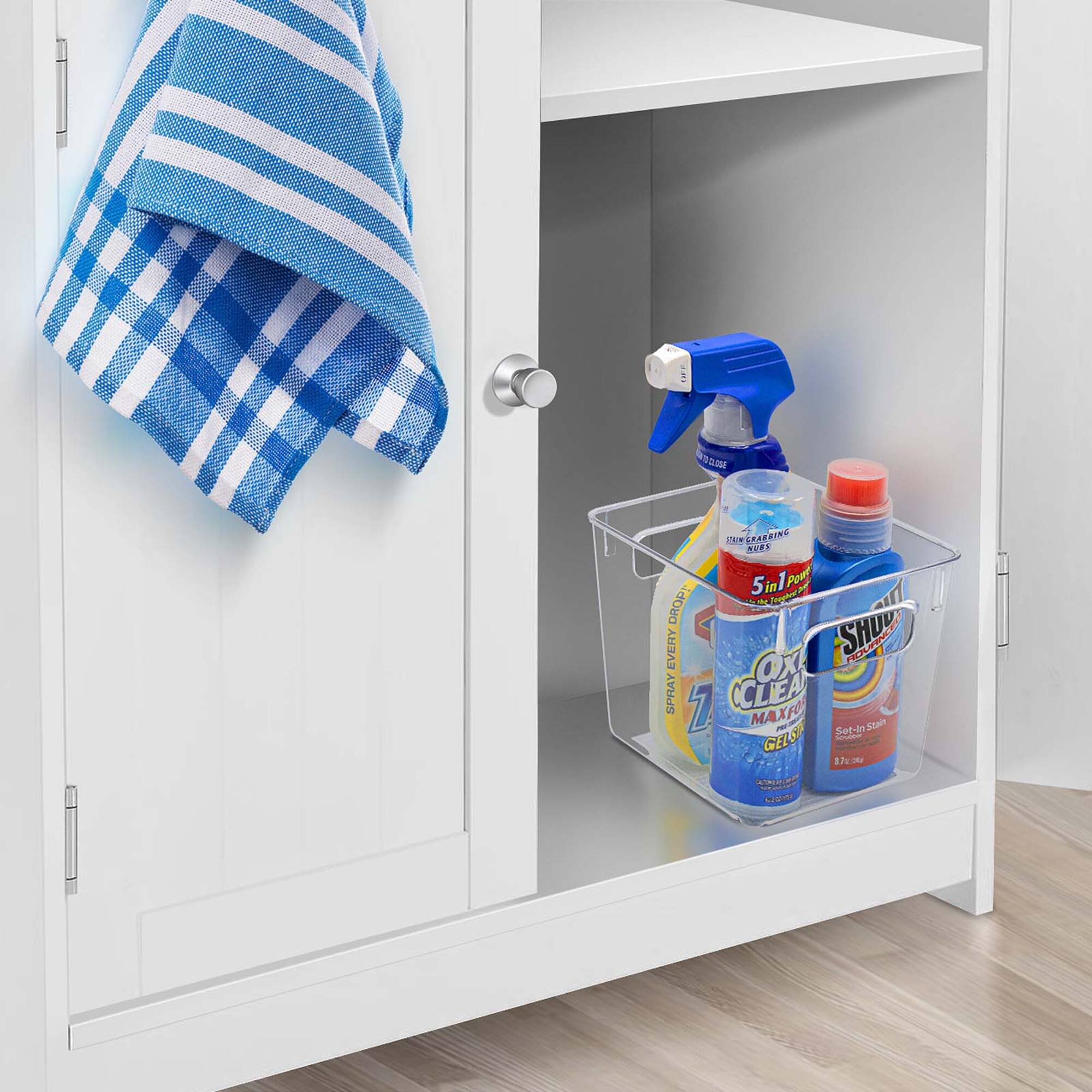 Sorbus 5.5" Clear Square Bins